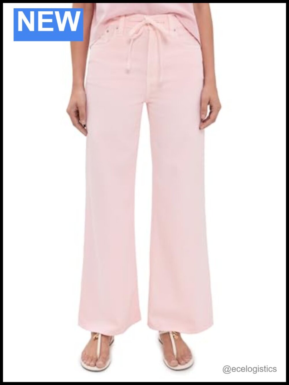 High Rise Wide Leg Jeans 5-Pocket Lightweight Denim 61% Cotton 39% Lyocell